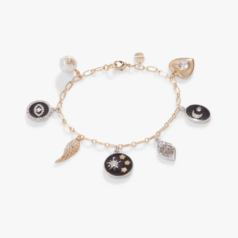 Multi-Charm Celestial Chain Bracelet sold by Alex and Ani