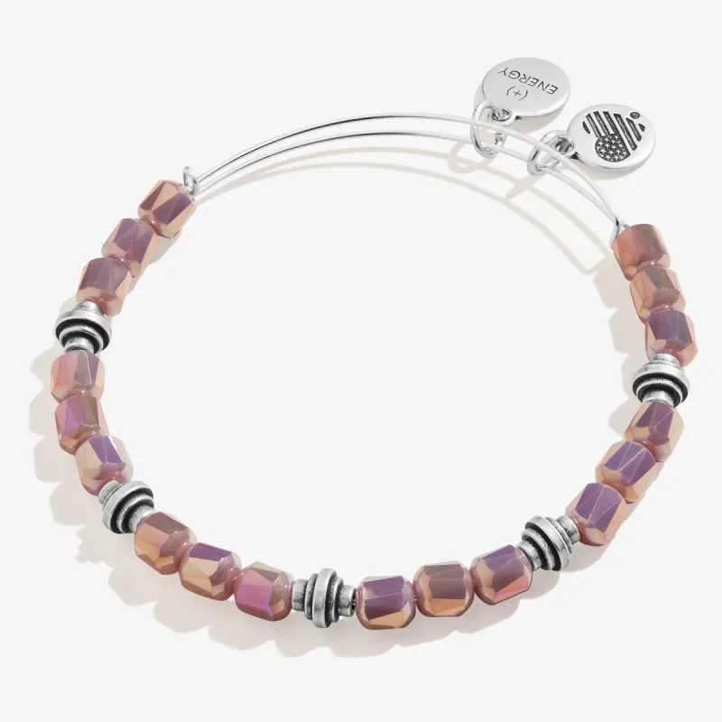 Elation Beaded Bangle, Gunmetal Gray sold by Alex and Ani