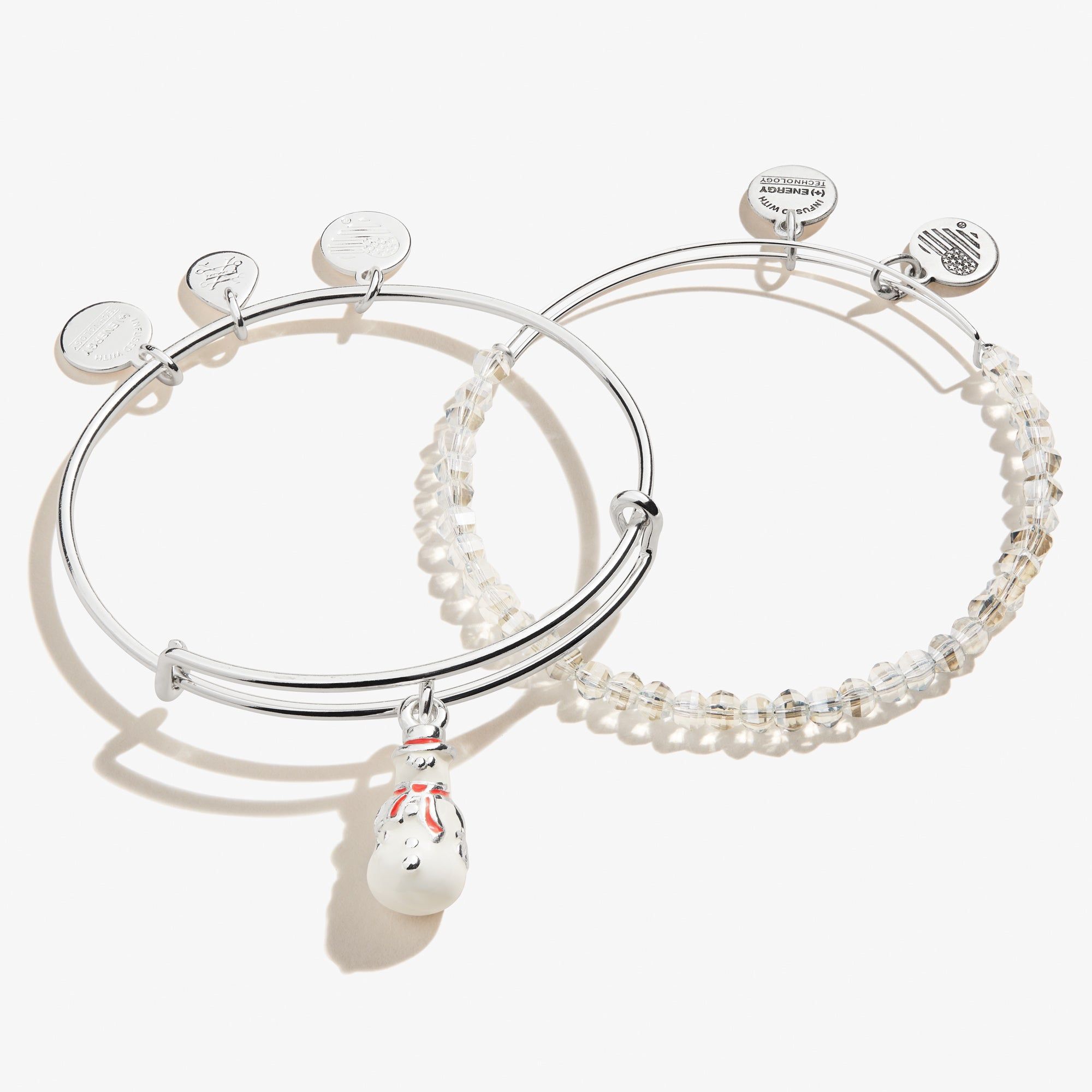 Holiday Snowman Beaded Bangles, Set of 2 sold by Alex and Ani product image thumbnail 2