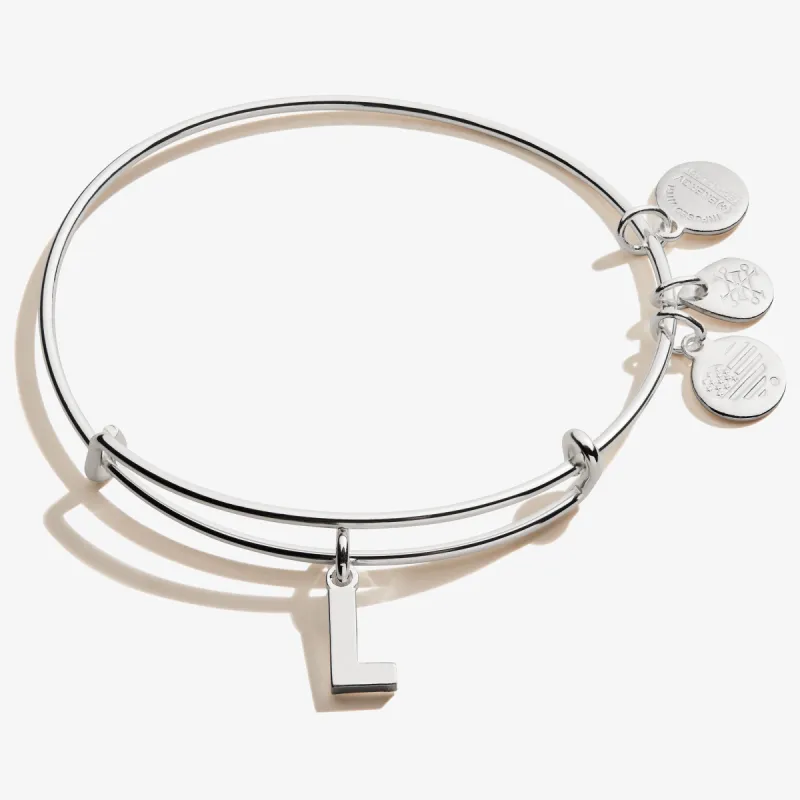 Initial L Charm Bangle sold by Alex and Ani
