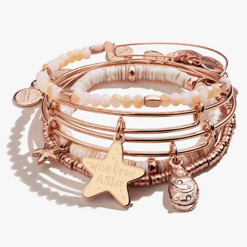 Wish Upon a Star Bracelets, Set of 5 sold by Alex and Ani