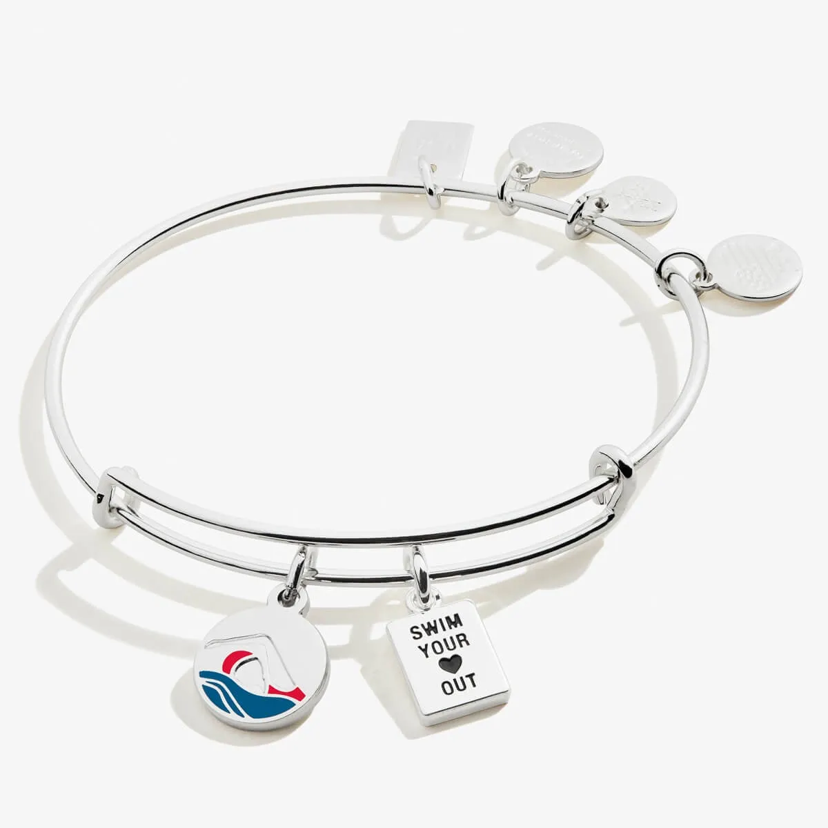 Team USA Swimming Duo Charm Bangle sold by Alex and Ani
