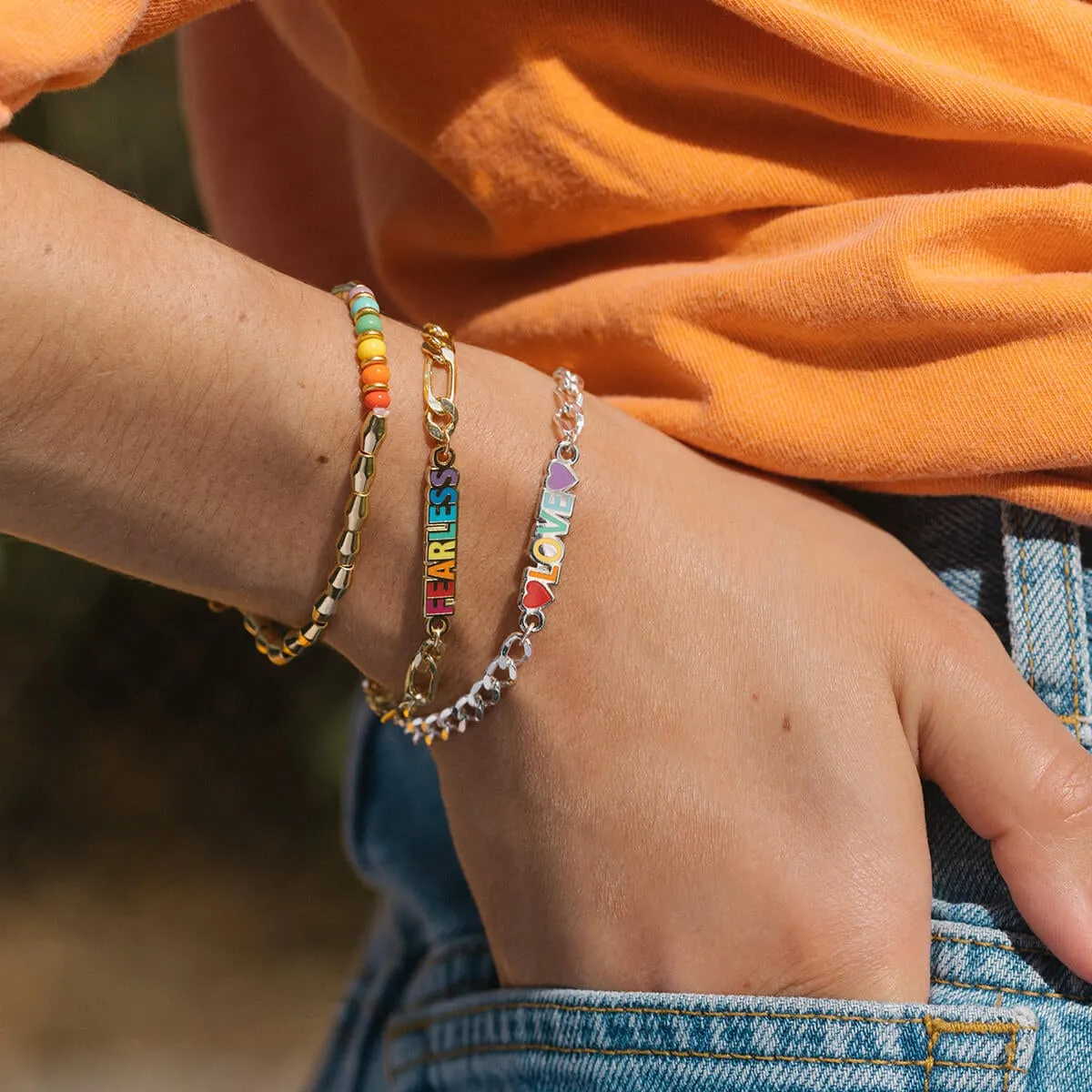 'Love' Multicolored Stretch Bracelet sold by Alex and Ani product image thumbnail 3