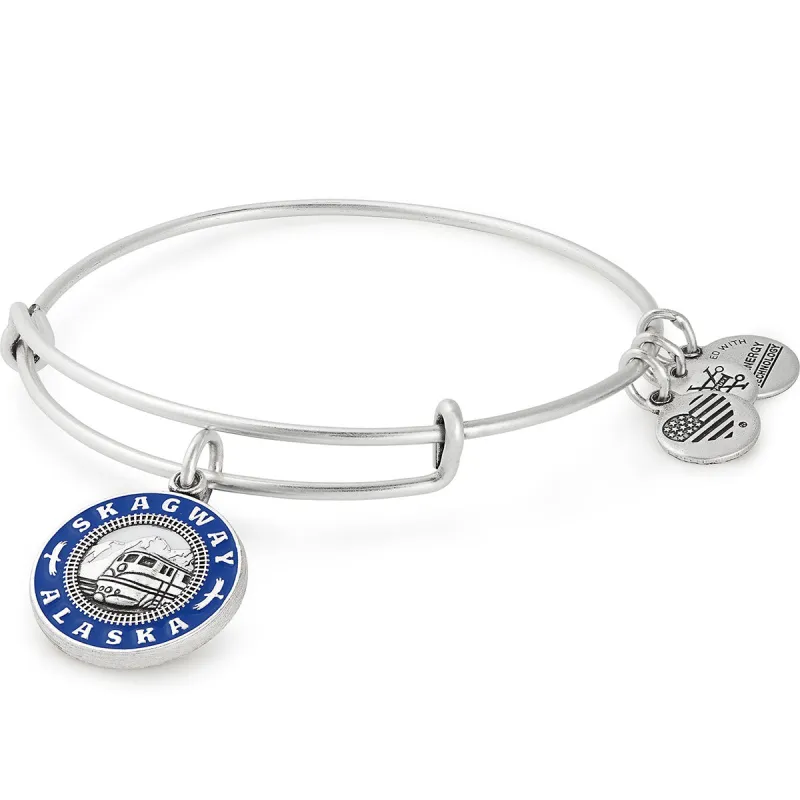 Skagway, Alaska Charm Bangle Bracelet sold by Alex and Ani