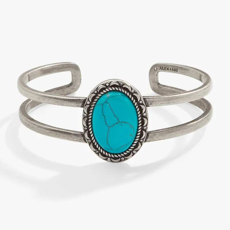 Vintage Turquoise Statement Cuff sold by Alex and Ani