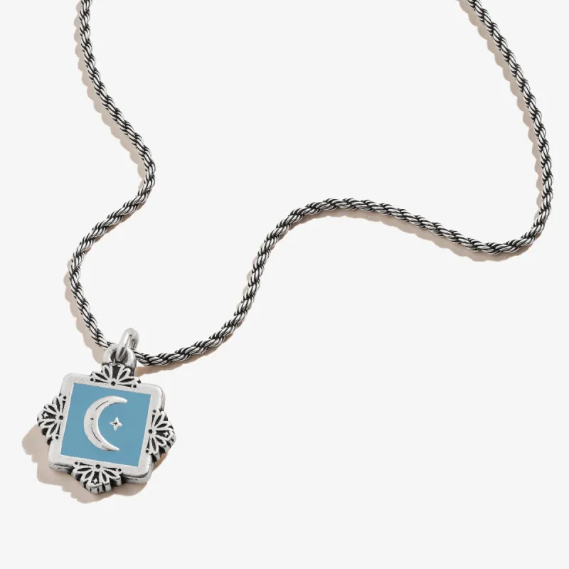 Token of Wisdom Moon Charm Necklace sold by Alex and Ani