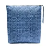 Gabriel Leather Fold Over Clutch, Tidal Blue sold by Alex and Ani