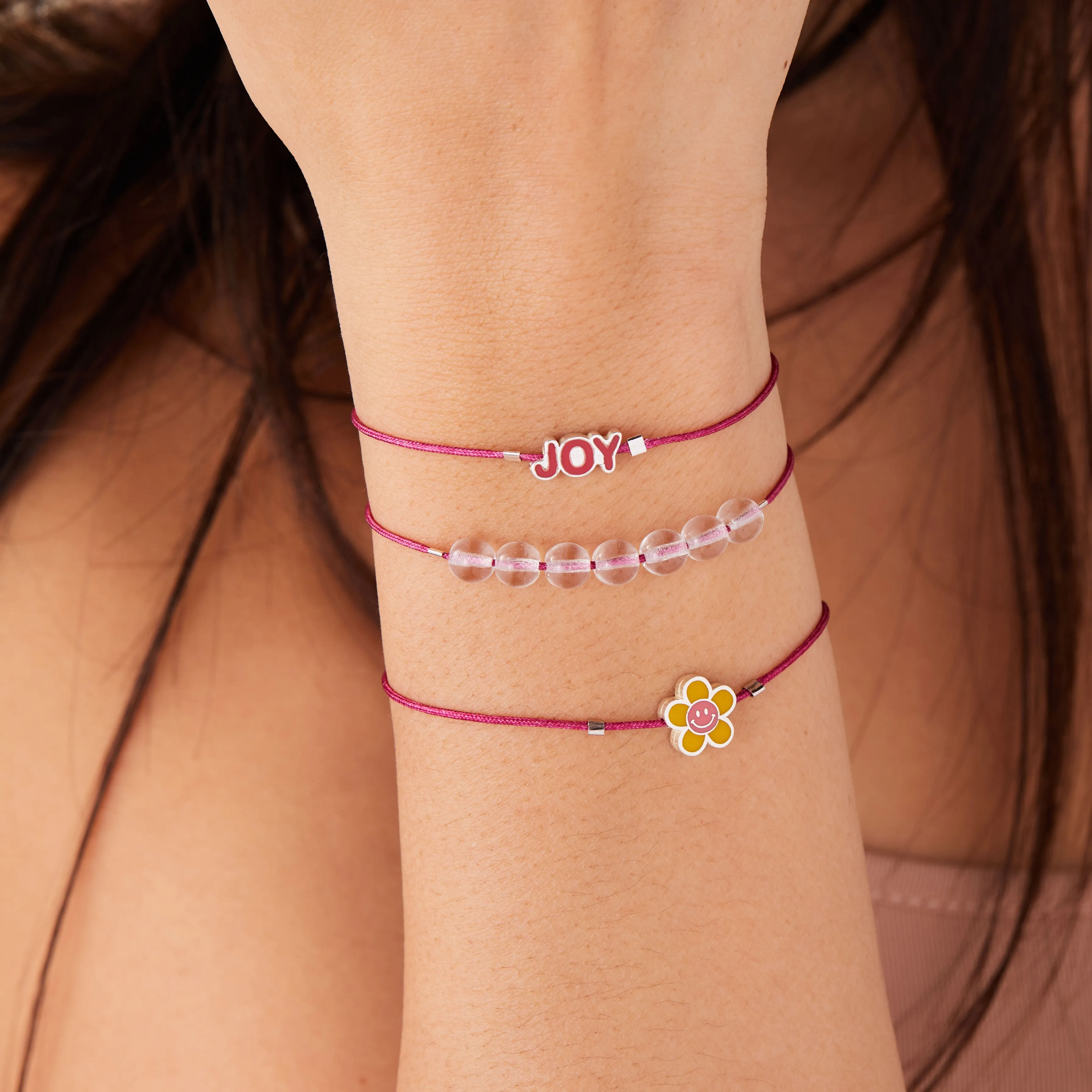 Joy Flower Cord Bracelets, Set of 3 sold by Alex and Ani product image thumbnail 2