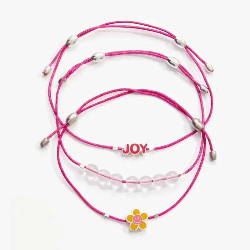 Joy Flower Cord Bracelets, Set of 3 sold by Alex and Ani