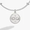 Hidden Message Infinity Affirmation Bangle sold by Alex and Ani
