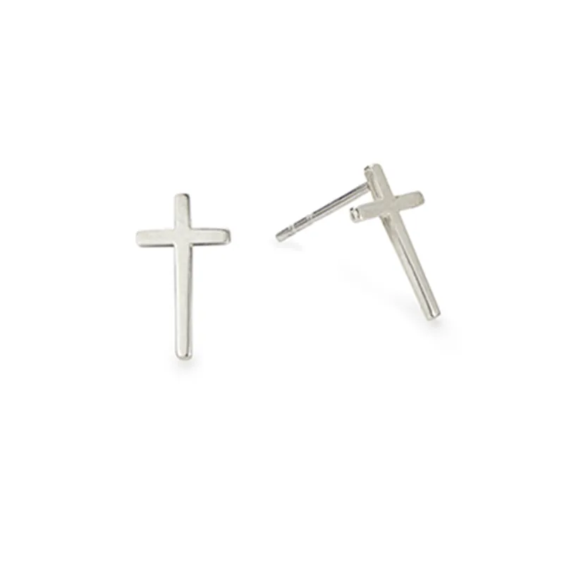 Cross Stud Earrings sold by Alex and Ani