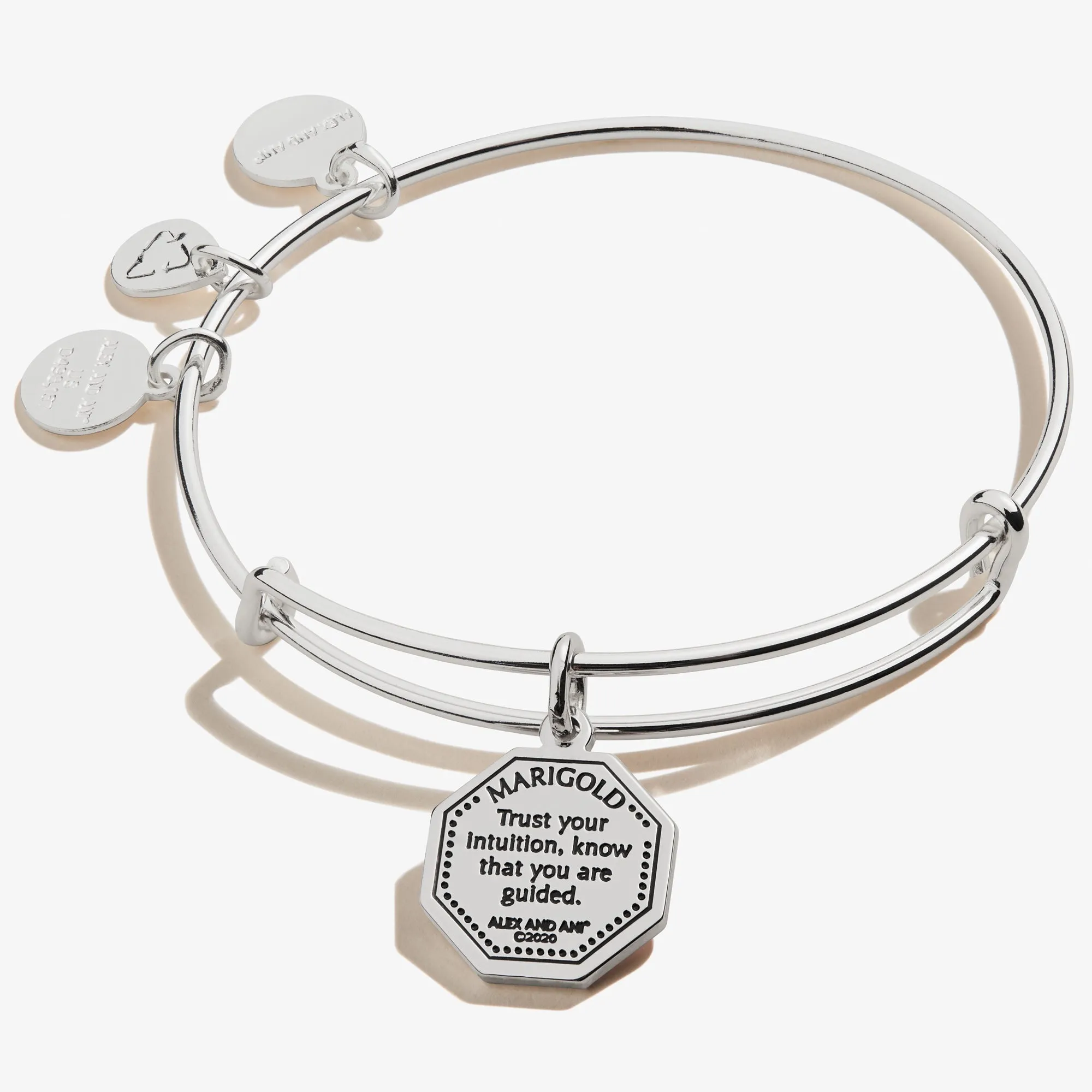 October Marigold Flower Charm Bangle sold by Alex and Ani product image thumbnail 2