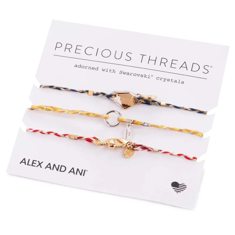 Seahorse Precious Threads Bracelet, Set of 3 sold by Alex and Ani
