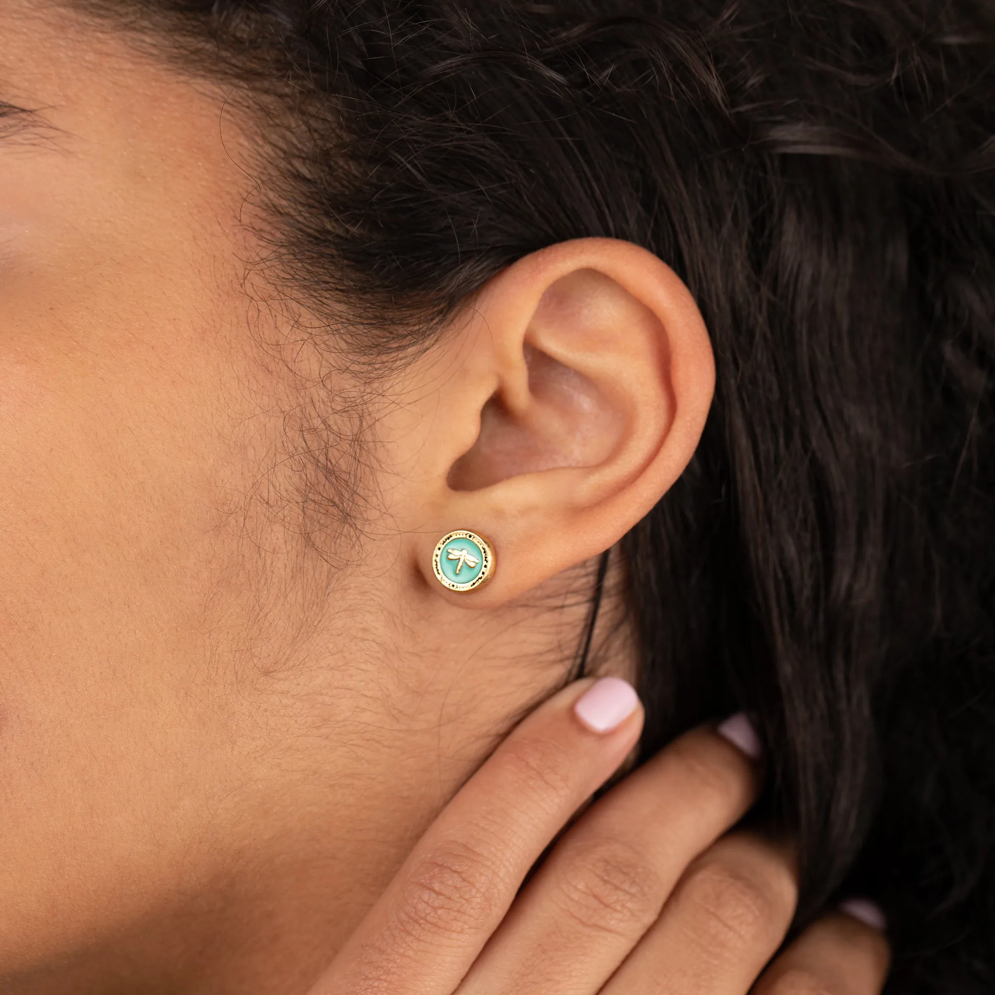 Dragonfly Stud Earrings sold by Alex and Ani product image thumbnail 2