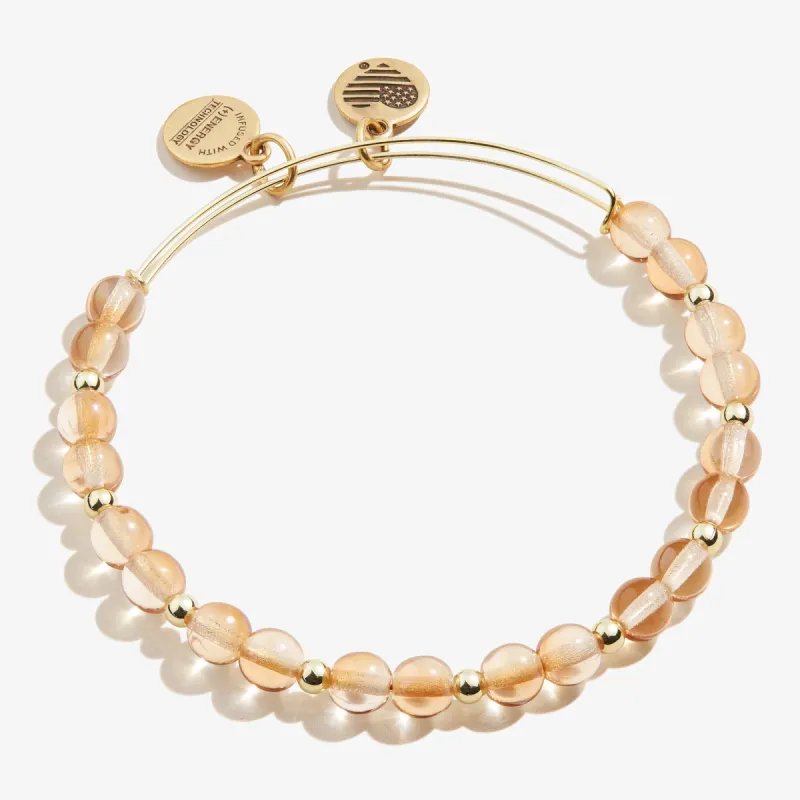 Iridescent Beaded Bangle, Golden sold by Alex and Ani