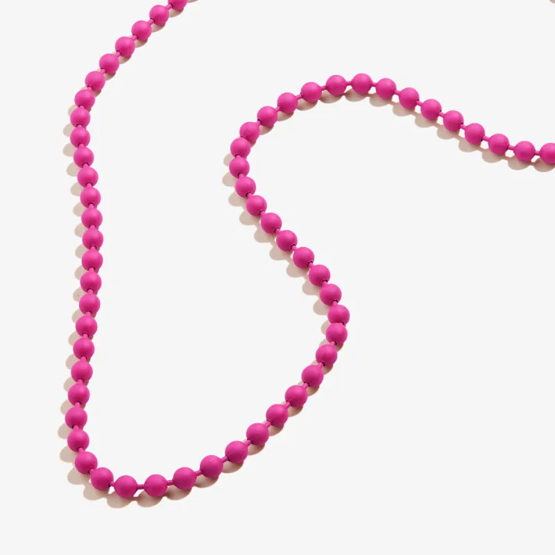 Ball Chain Necklace, Magenta sold by Alex and Ani
