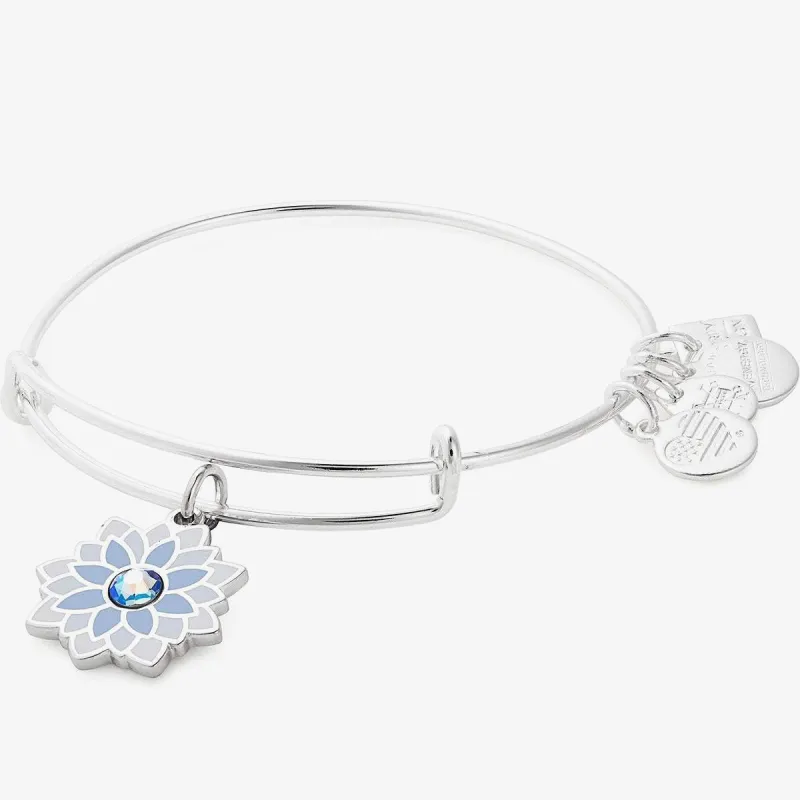 Water Lily Charm Bangle sold by Alex and Ani