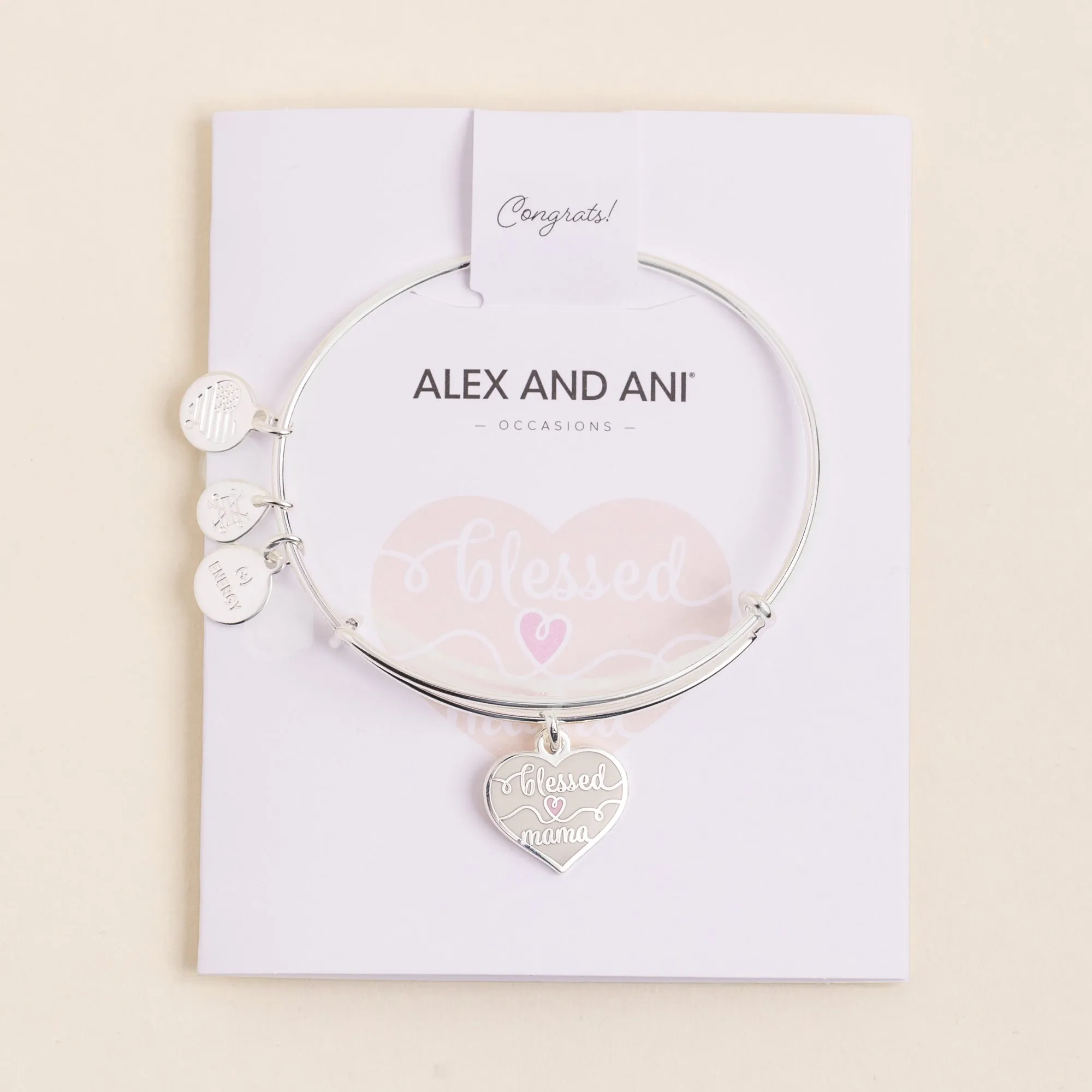 'Blessed Mama' Charm Bangle sold by Alex and Ani