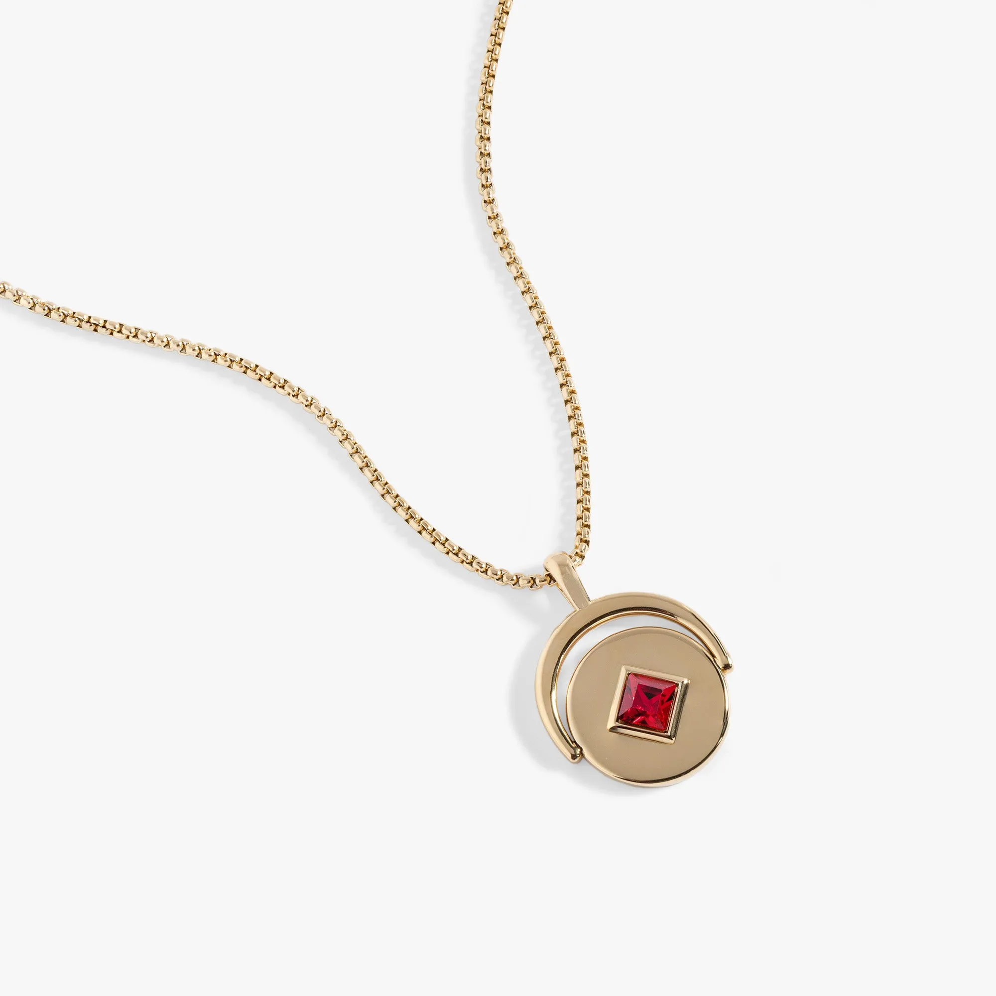 January Birthstone and Flower Flip Charm Necklace sold by Alex and Ani product image thumbnail 5