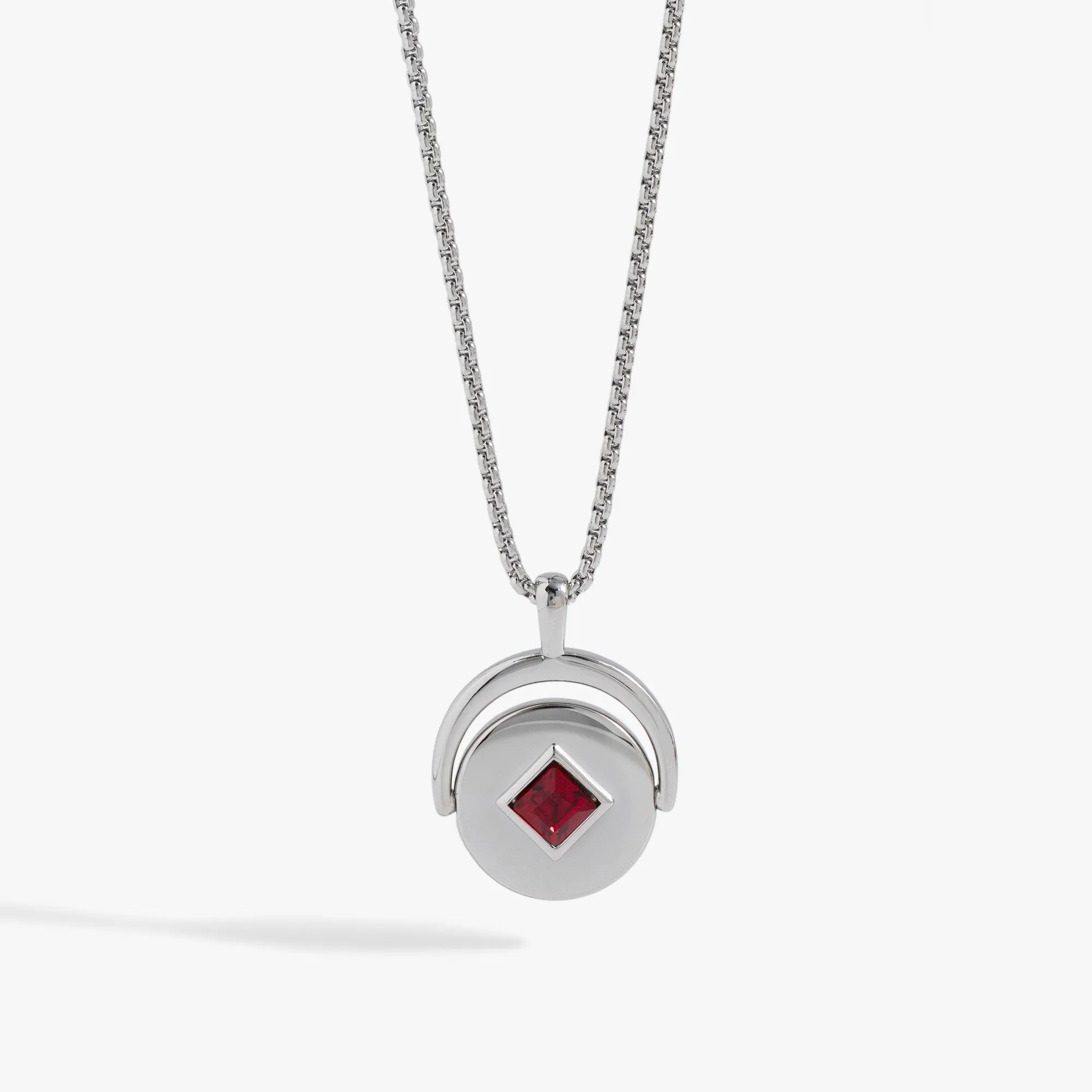 January Birthstone and Flower Flip Charm Necklace sold by Alex and Ani product image thumbnail 2