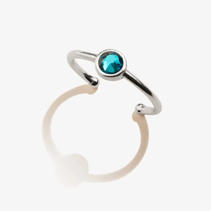 Blue Zircon Birthstone Ring, December sold by Alex and Ani