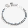Matte Brilliance Beaded Bangle, Gray sold by Alex and Ani