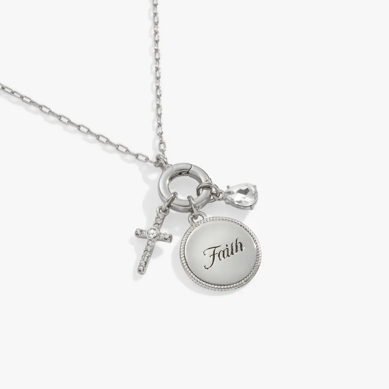 Faith Mix + Match Charm Necklace Set sold by Alex and Ani