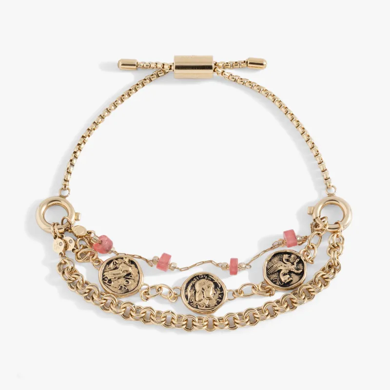 Stranded Coin Bracelet sold by Alex and Ani