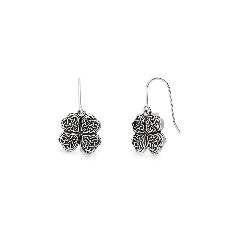 Four Leaf Clover Hook Earrings sold by Alex and Ani