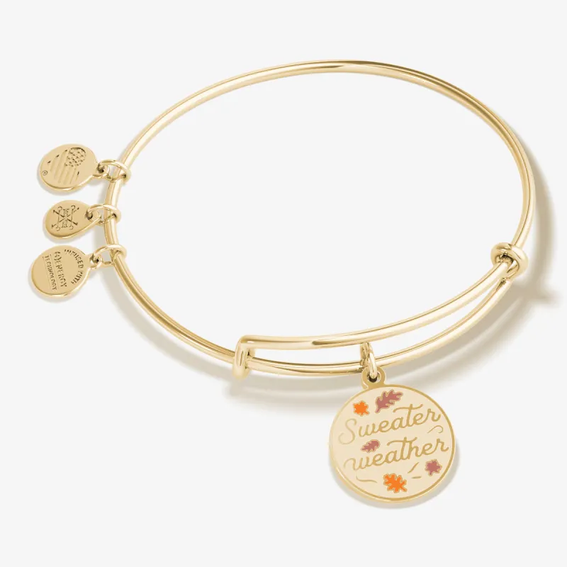 'Sweater Weather' Charm Bangle Bracelet sold by Alex and Ani