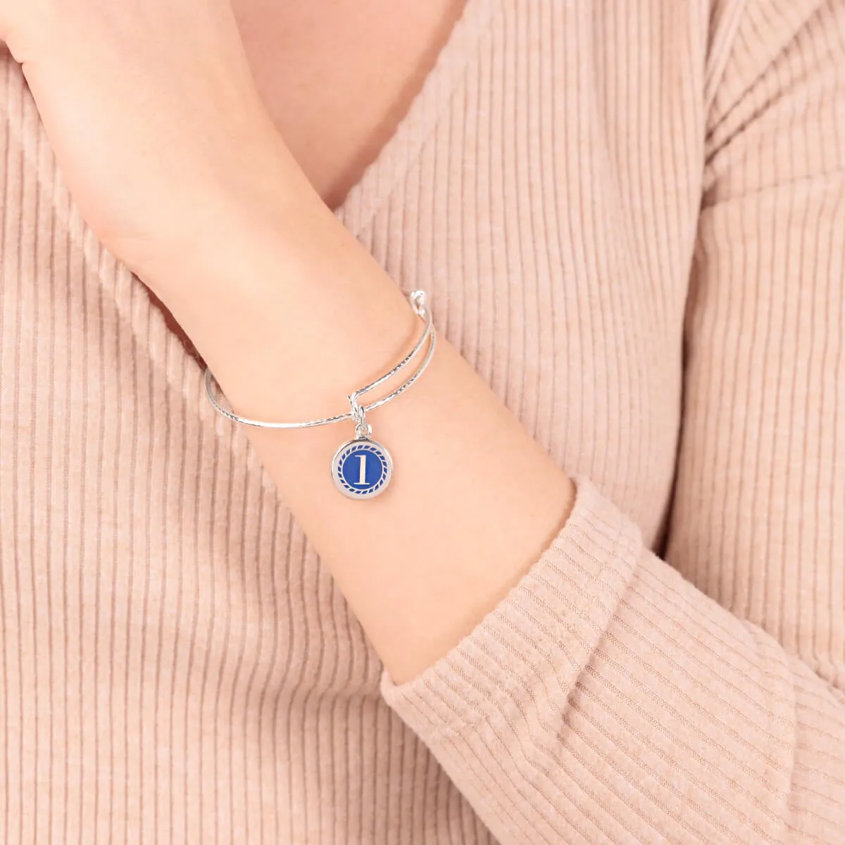 Number 7 Charm Bangle sold by Alex and Ani product image thumbnail 3