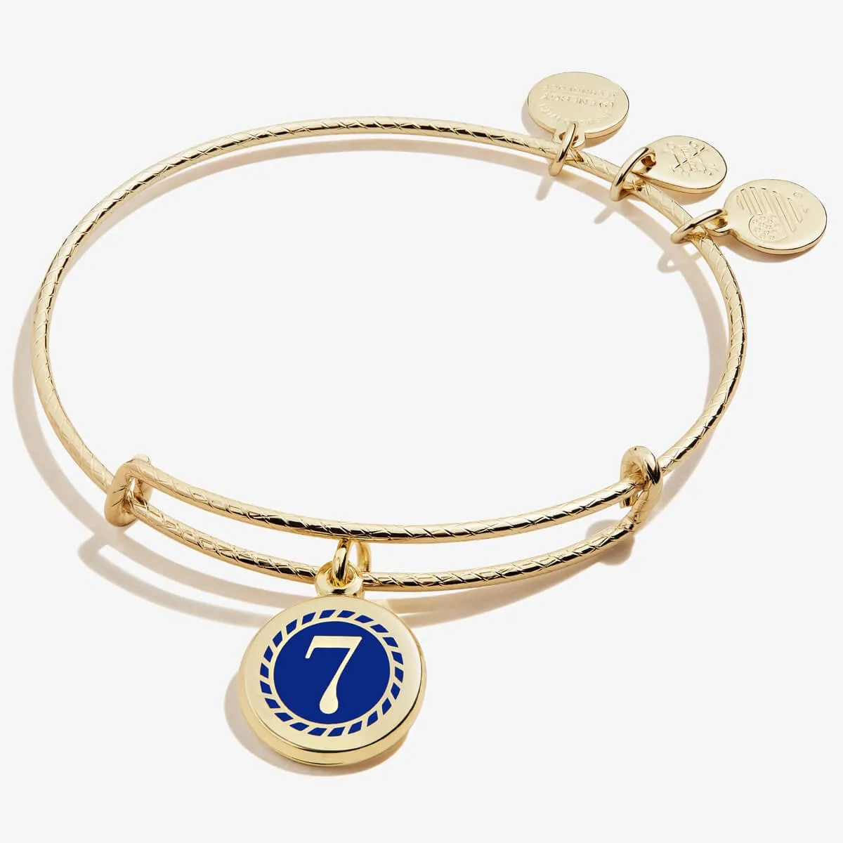 Number 7 Charm Bangle sold by Alex and Ani product image thumbnail 4