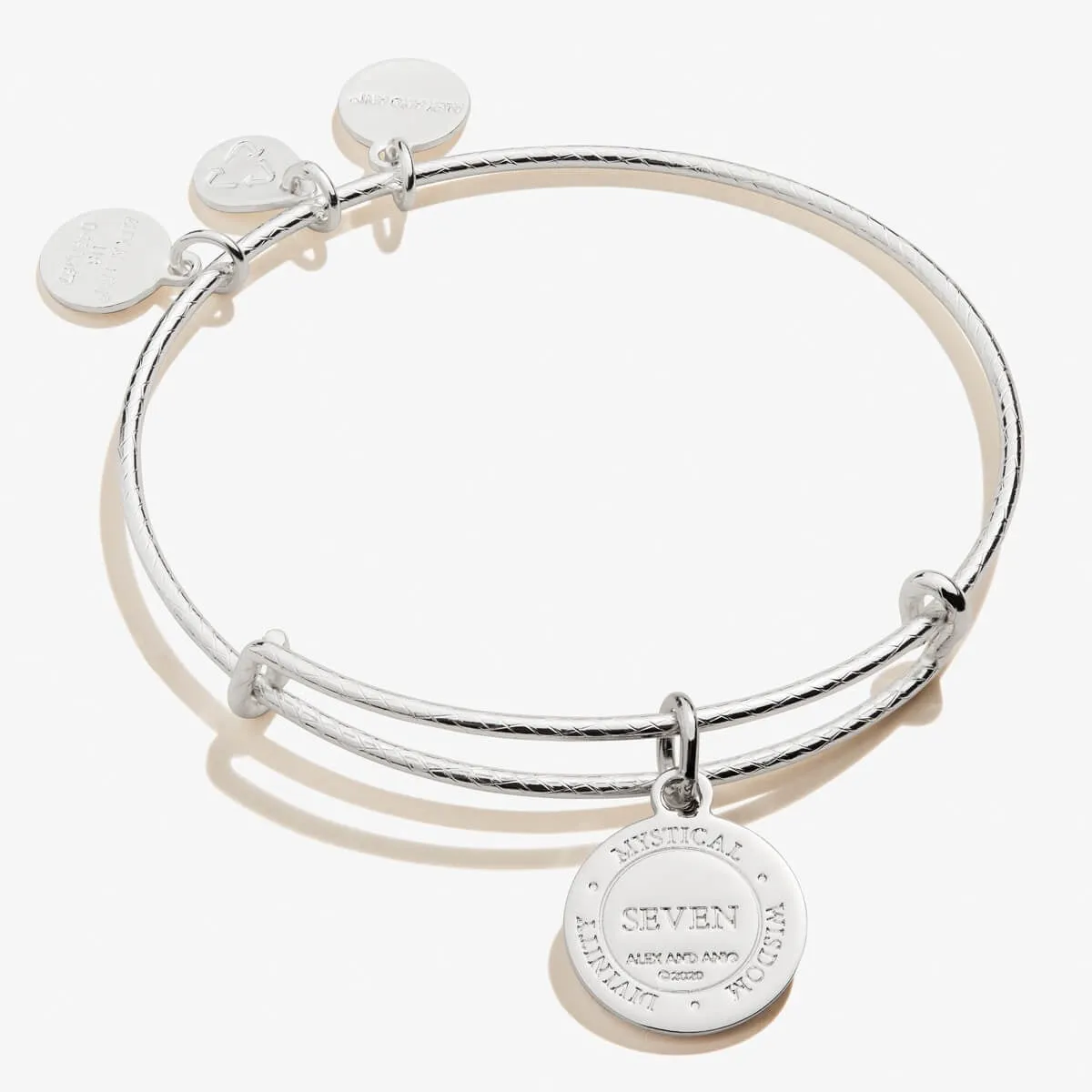 Number 7 Charm Bangle sold by Alex and Ani product image thumbnail 2