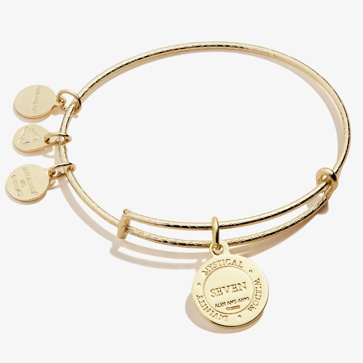 Number 7 Charm Bangle sold by Alex and Ani product image thumbnail 5