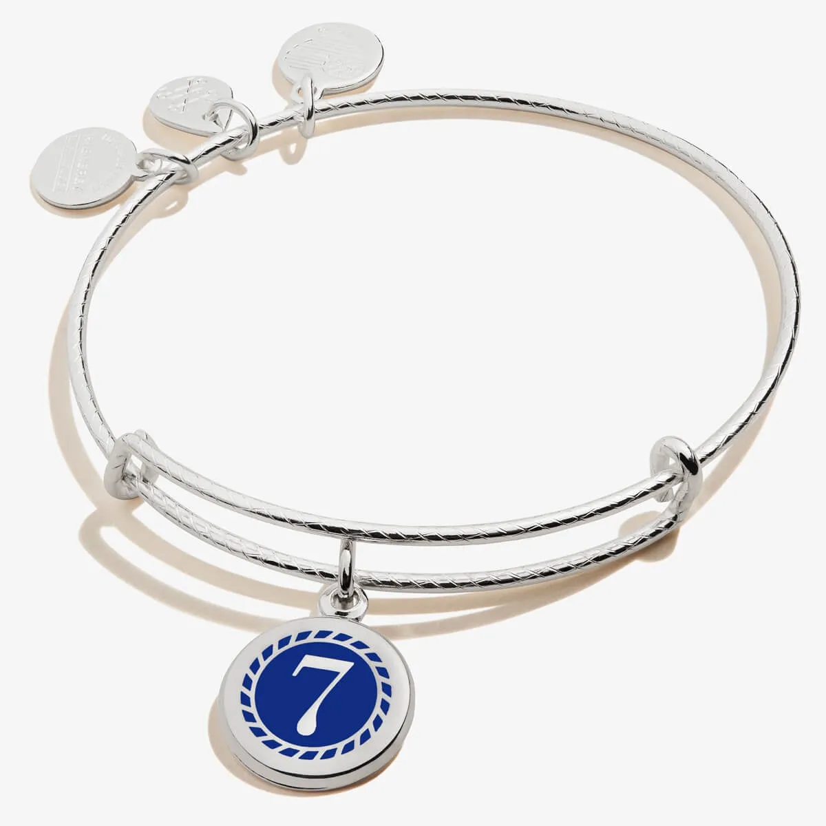Number 7 Charm Bangle sold by Alex and Ani
