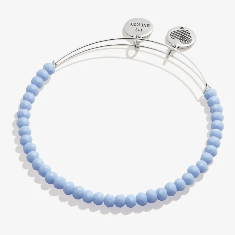 Matte Brilliance Beaded Bangle, Sky Blue sold by Alex and Ani