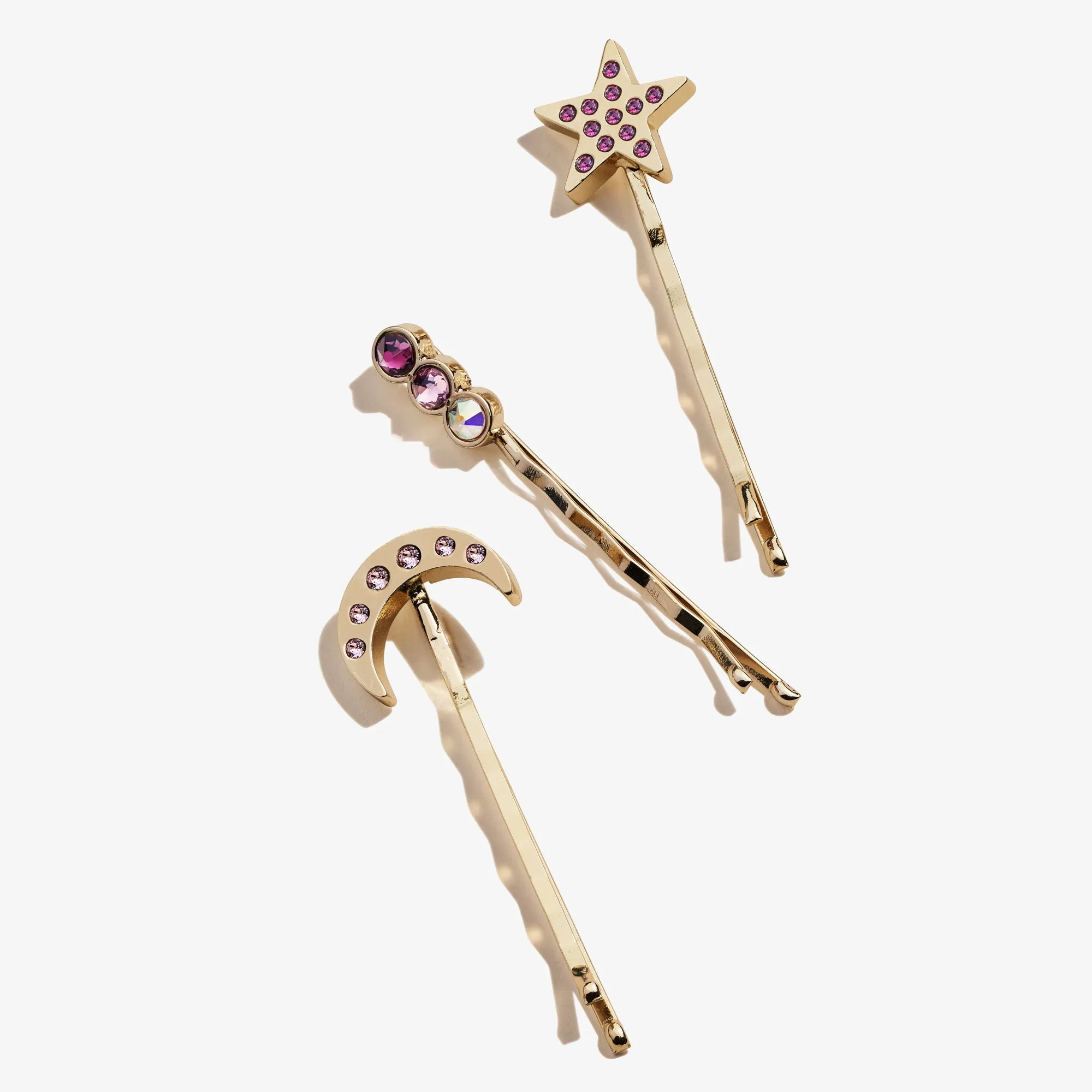 Amethyst Moon + Star Hair Pins, Set of 3 sold by Alex and Ani product image thumbnail 2