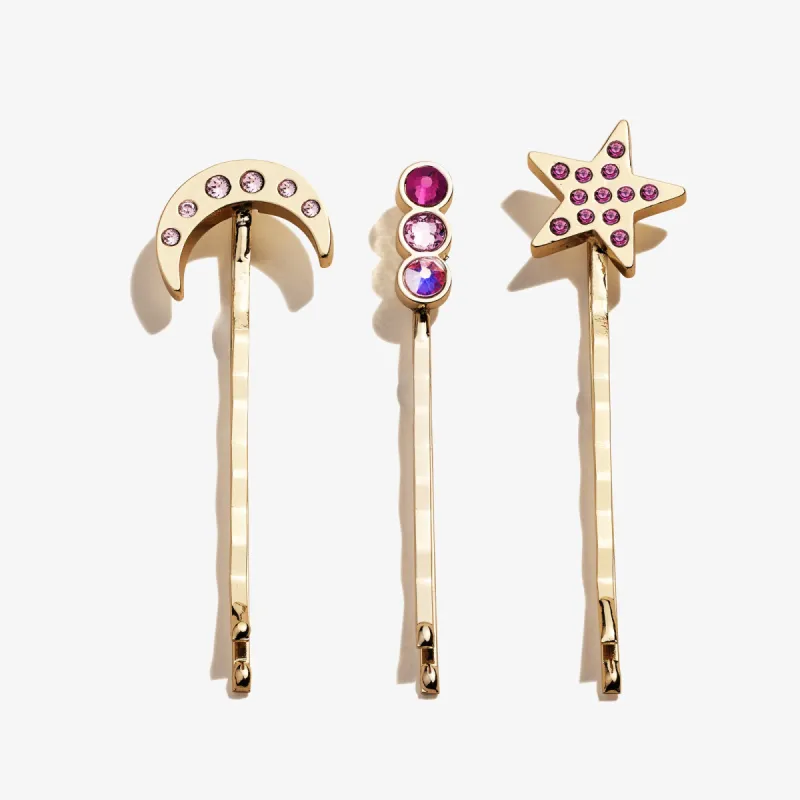 Amethyst Moon + Star Hair Pins, Set of 3 sold by Alex and Ani