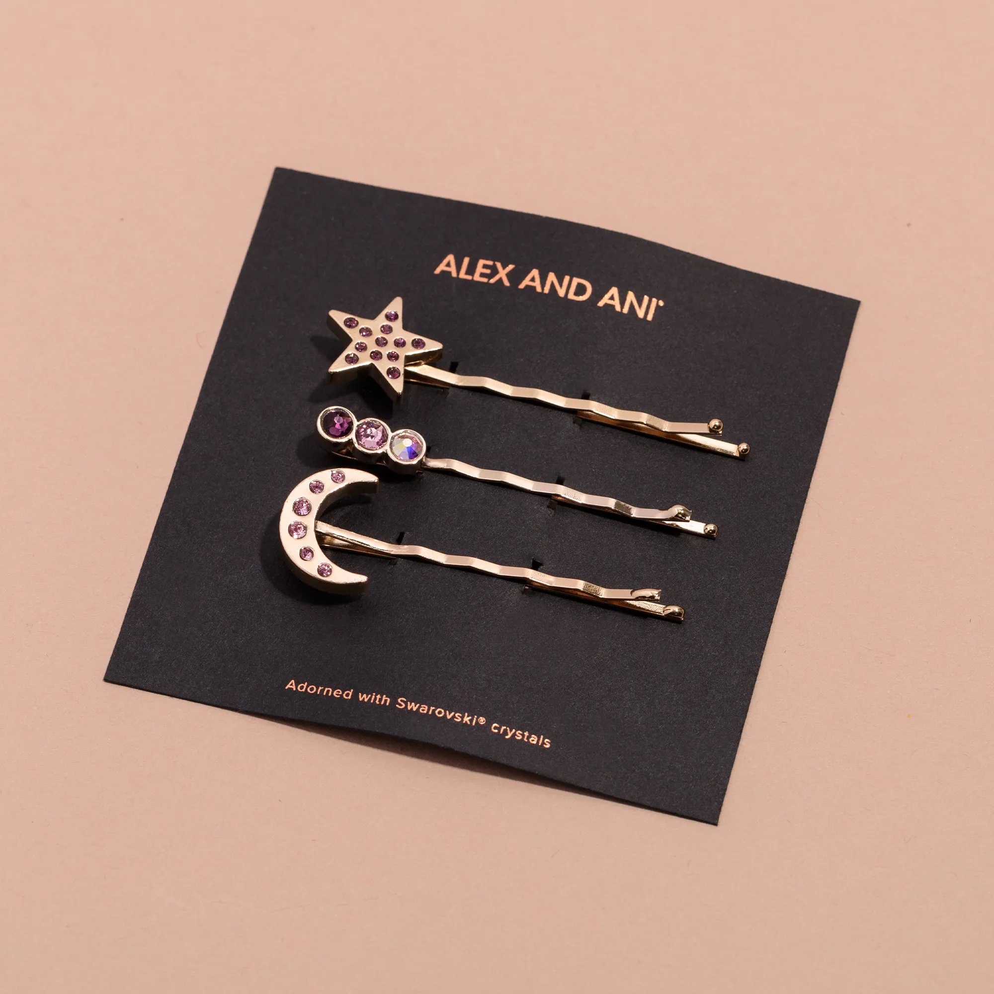 Amethyst Moon + Star Hair Pins, Set of 3 sold by Alex and Ani product image thumbnail 4