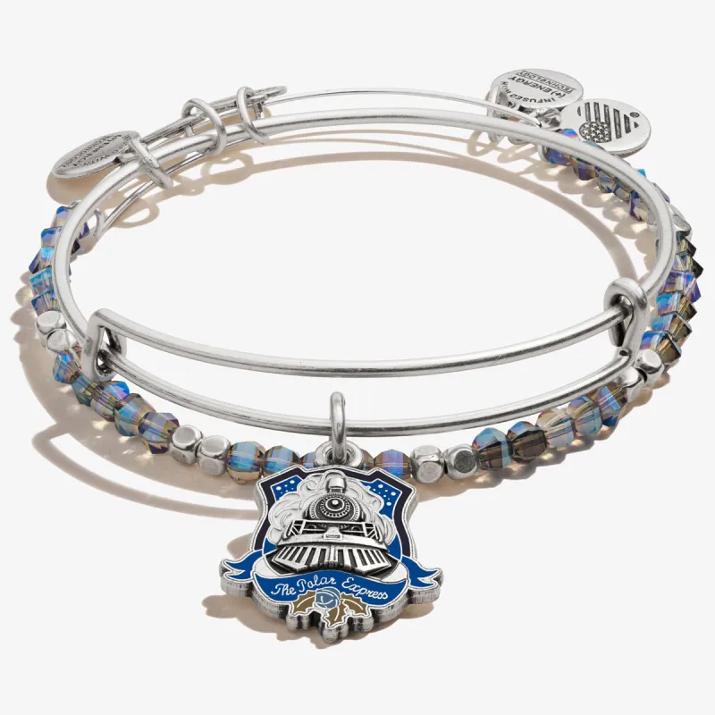 The Polar Express™ Train Charm Bangle + Beaded Bangle, Set of 2 sold by Alex and Ani