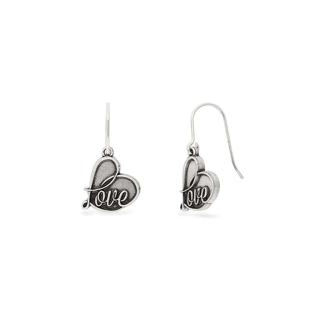 'Love' Hook Earrings sold by Alex and Ani