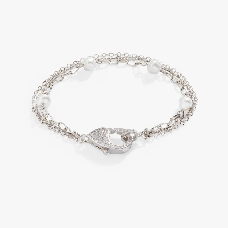 Multi-Chain Carabiner Clasp Bracelet sold by Alex and Ani