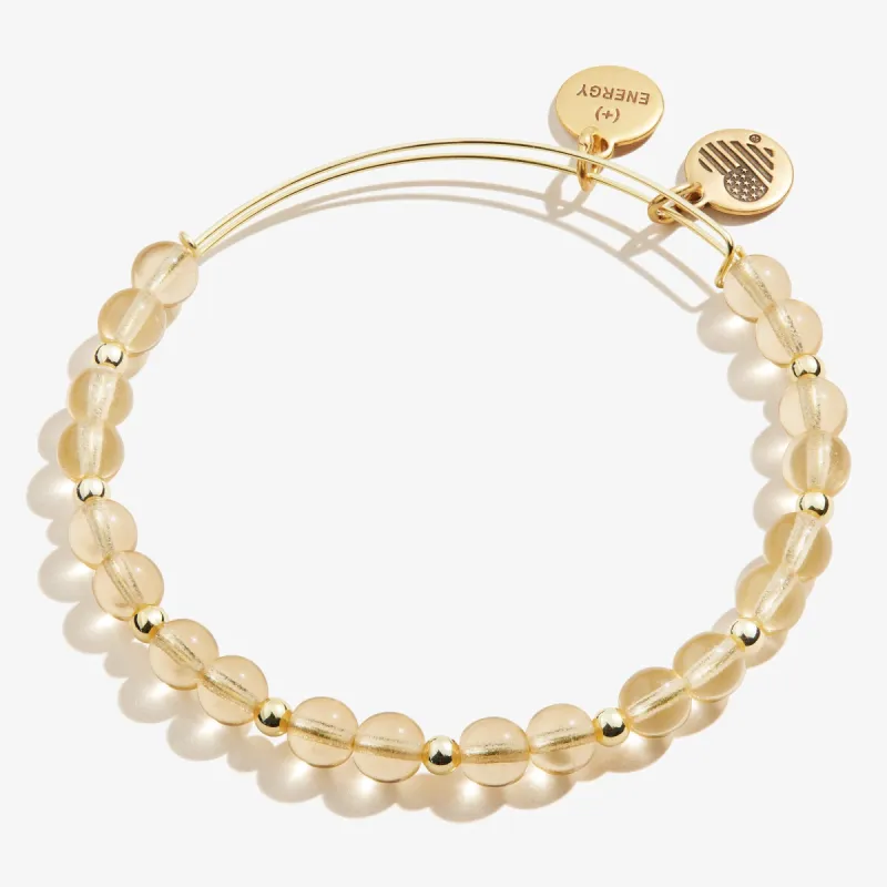 Iridescent Beaded Bangle, Sunshine sold by Alex and Ani