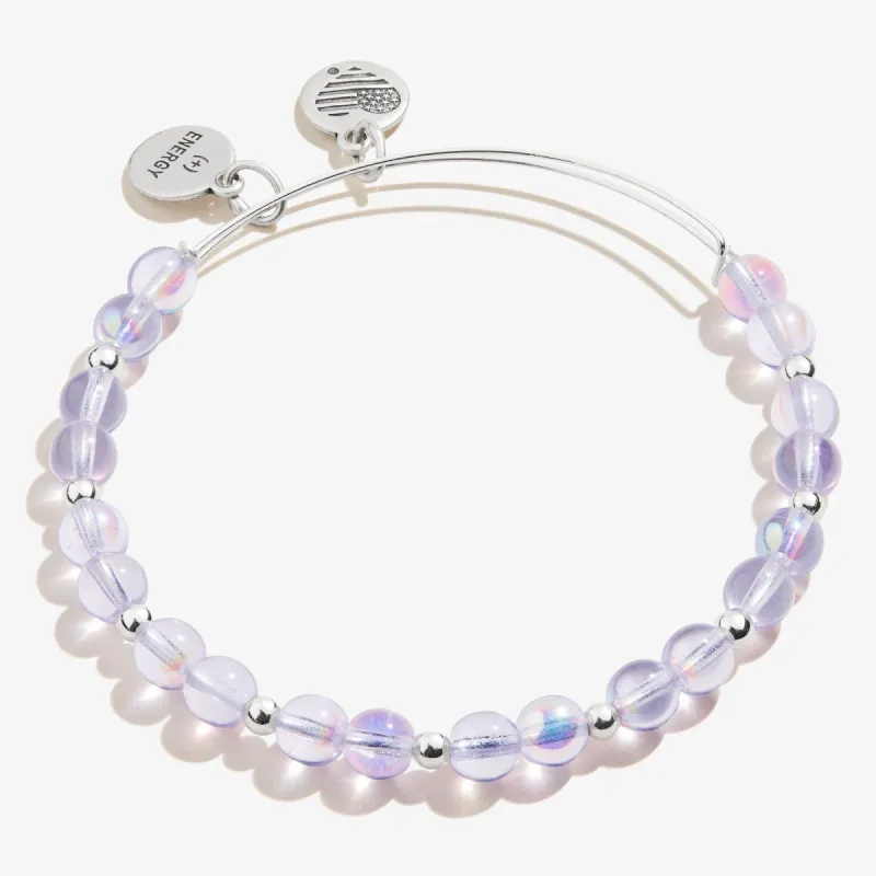 Iridescent Beaded Bangle, Translucent Blue sold by Alex and Ani
