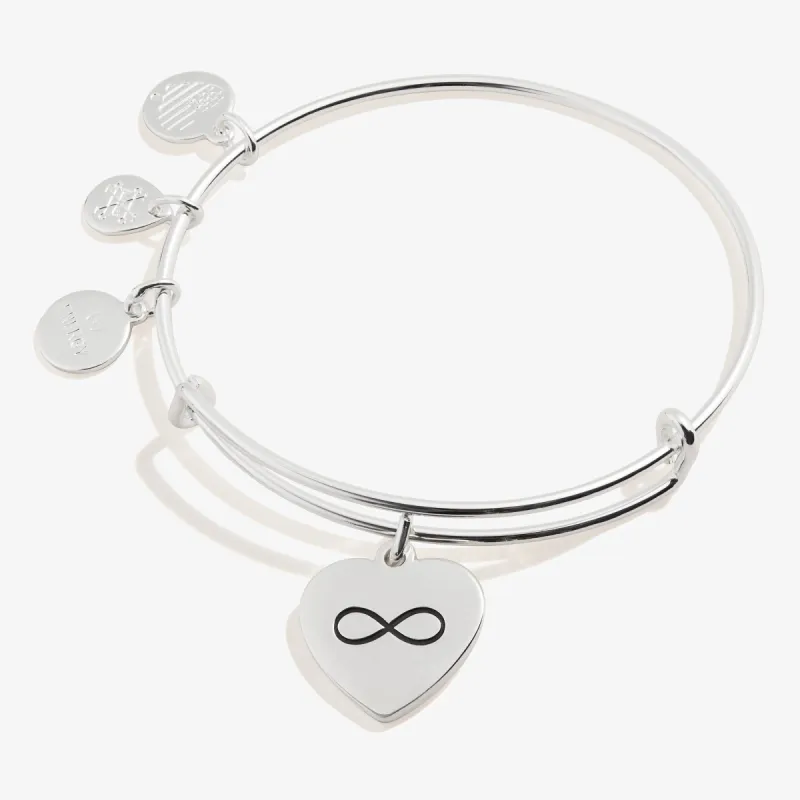 'Love Between a Mother & Child Lasts Forever' Infinity Charm Bangle sold by Alex and Ani