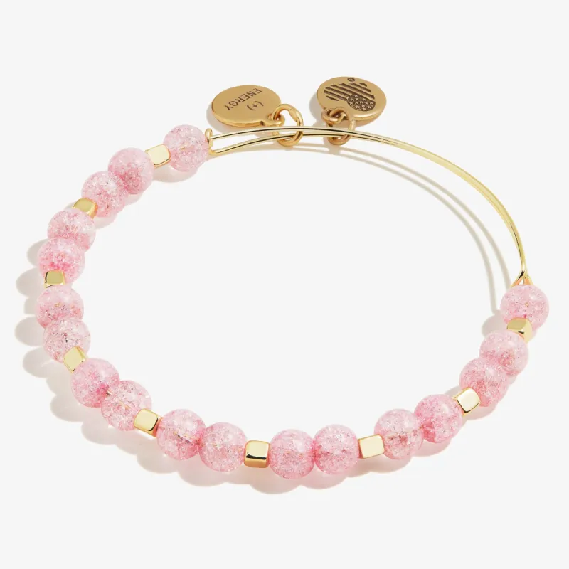 Spring Celestial Beaded Bangle, Peony Pink sold by Alex and Ani