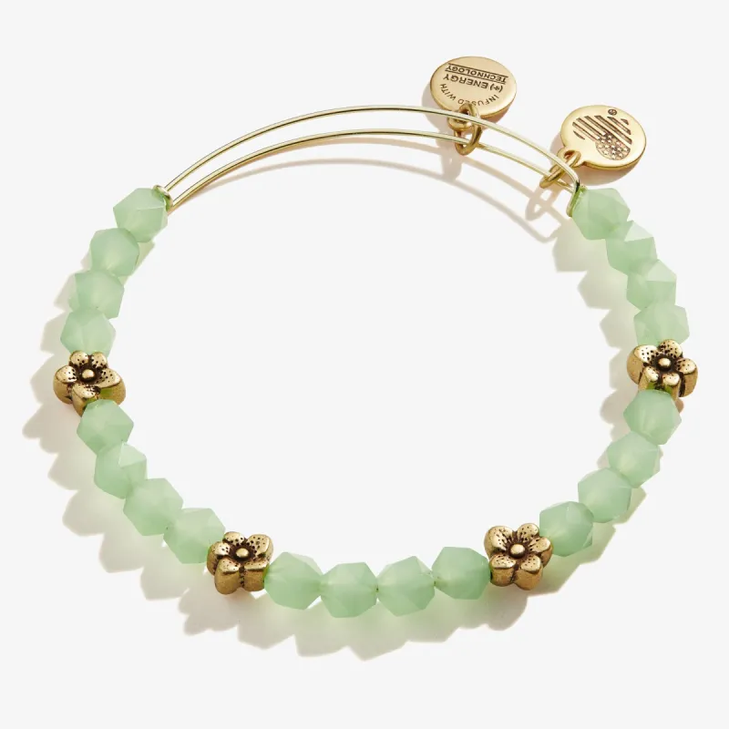 Daisy Beaded Bangle Bracelet, Peridot sold by Alex and Ani