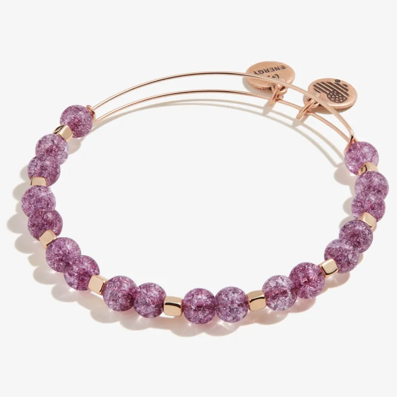 Spring Celestial Beaded Bangle, Amethyst sold by Alex and Ani