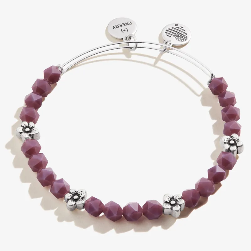 Daisy Beaded Bangle Bracelet, Amethyst sold by Alex and Ani