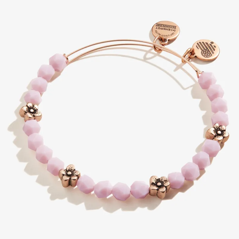 Daisy Beaded Bangle Bracelet, Mauve sold by Alex and Ani